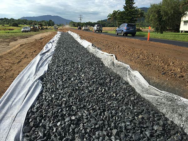 Bruce Highway Centre Line Widening Road Base | Woree, Queensland | Cheshire Contractors