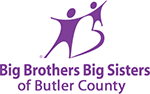 The logo for big brothers big sisters of butler county