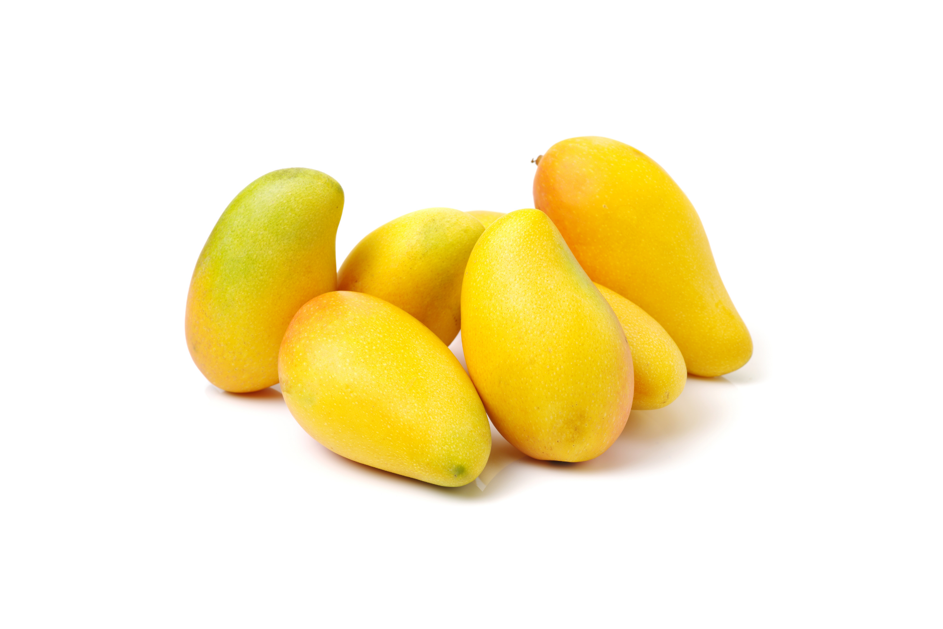 Whole Chausa mangoes displayed for specialist fruit supply