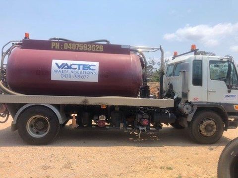 Sewage Truck — Liquid Waste Removals in Gladstone, QLD