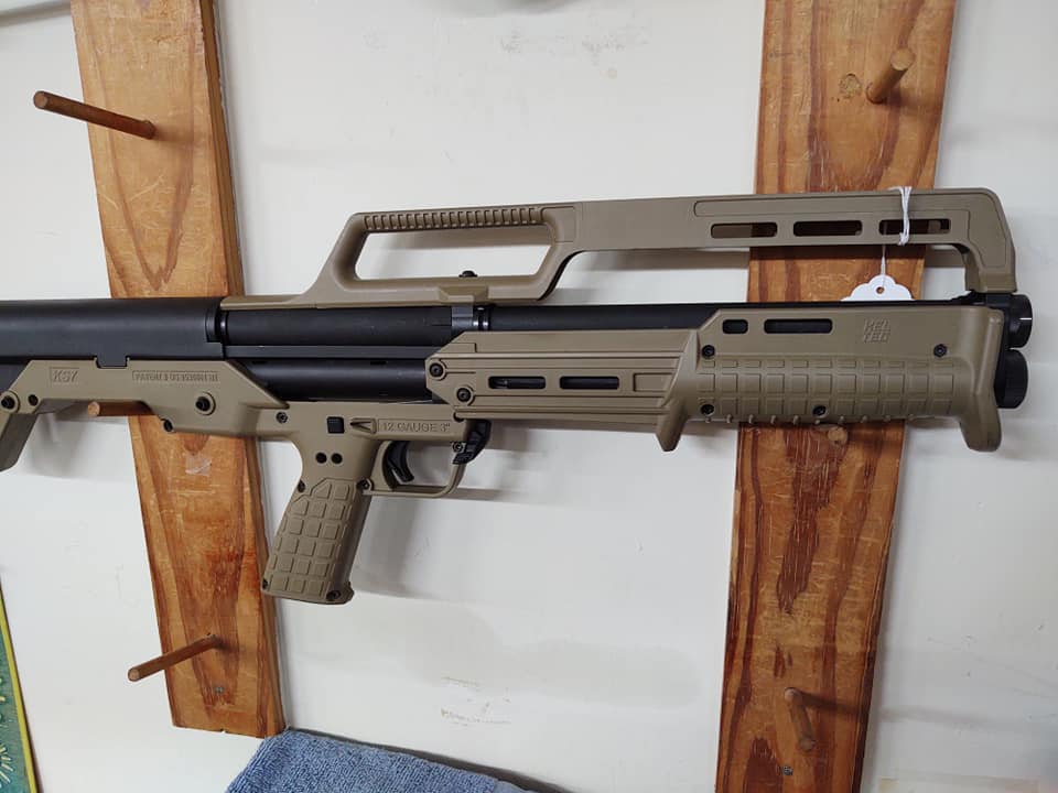 firearm displayed on the wall at our firearms shop