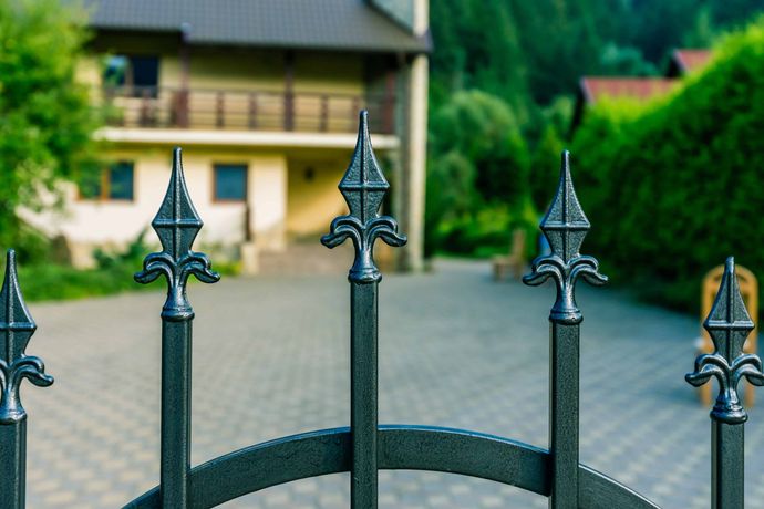 Wrought iron fence CA