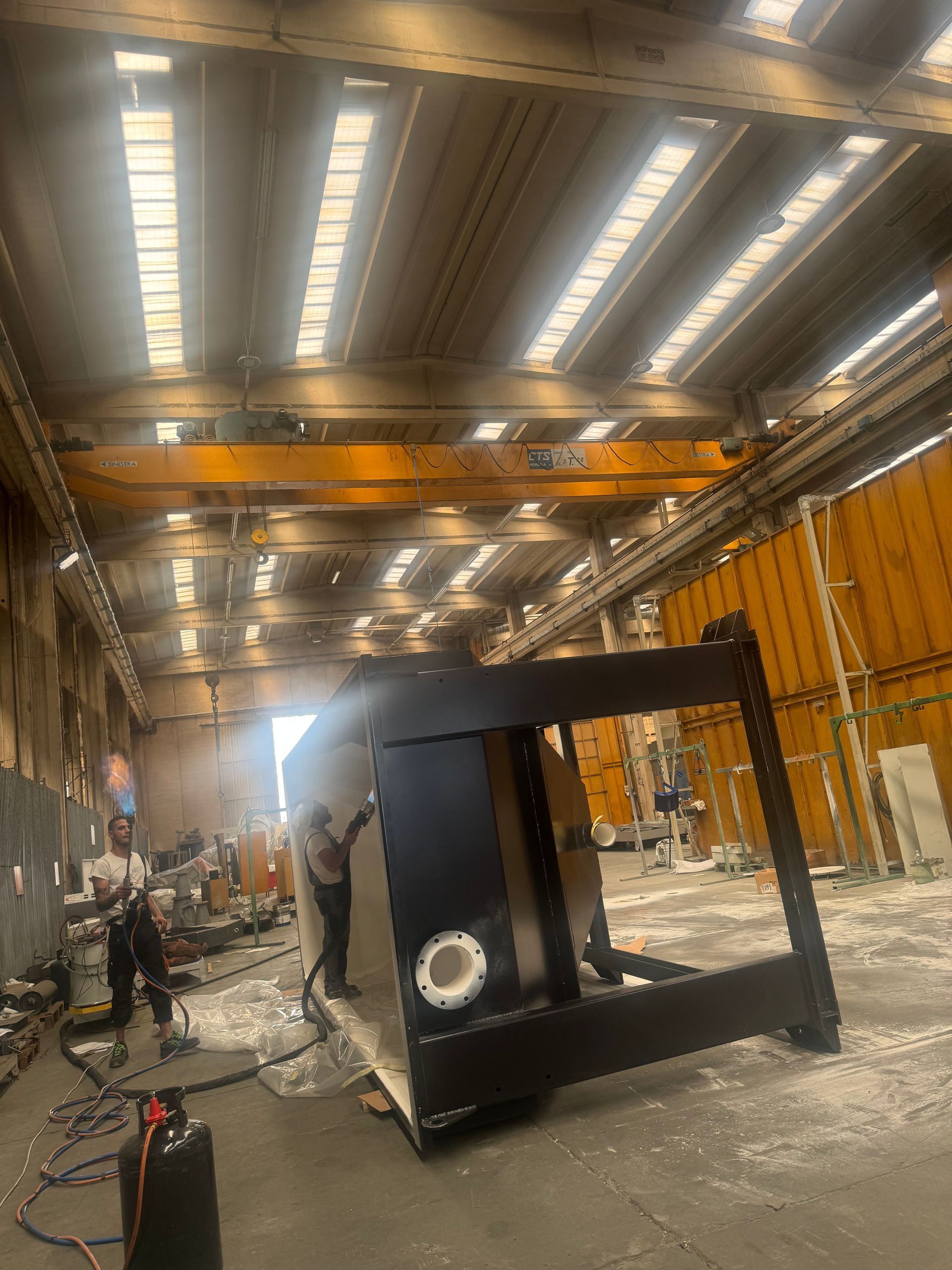 Rivestimenti anticorrosione a fiamma in polipropilene