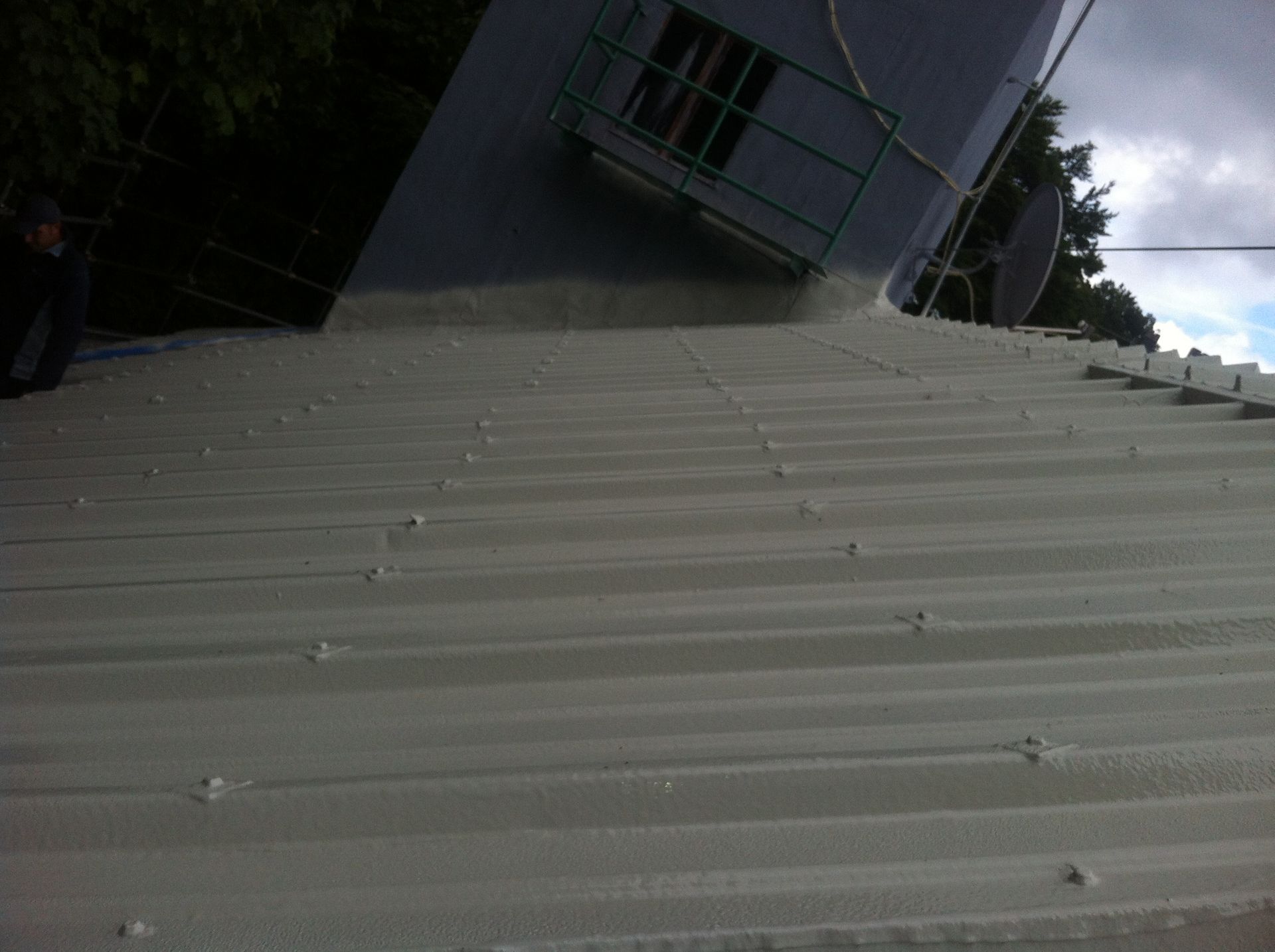 Poliurea a spruzzo copertura condominio Terminillo Rieti 