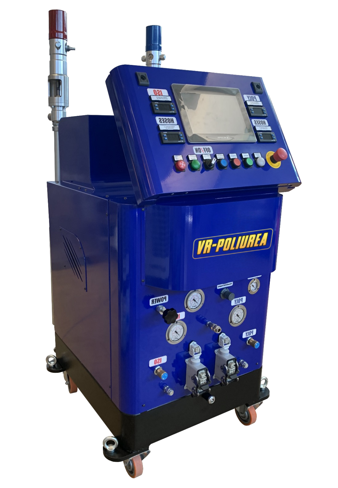 Macchina integrata per spruzzo Poliurea