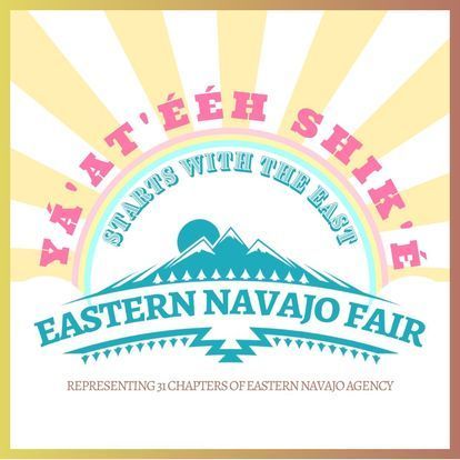 An advertisement for the eastern navajo fair