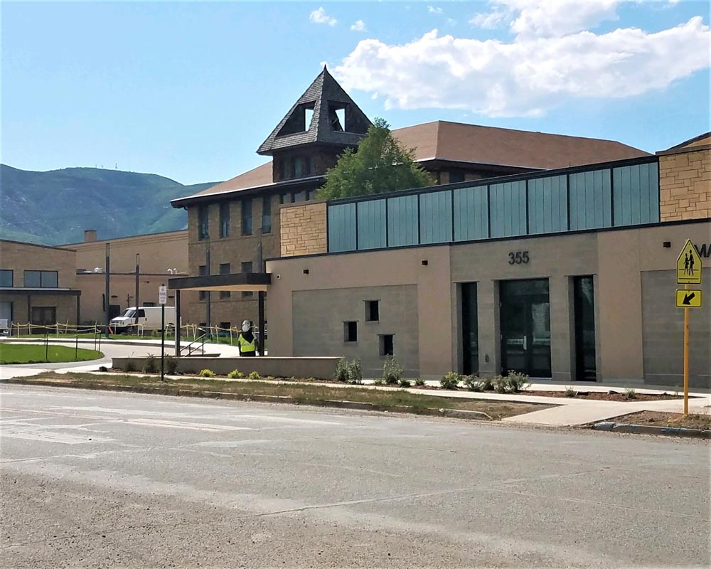 a building with windows installed by Sun Glass
