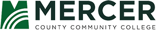 Mercer County Community College logo with a green "M" and the word "MERCER".