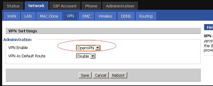 Using OpenVPN on the LTE520S - 1