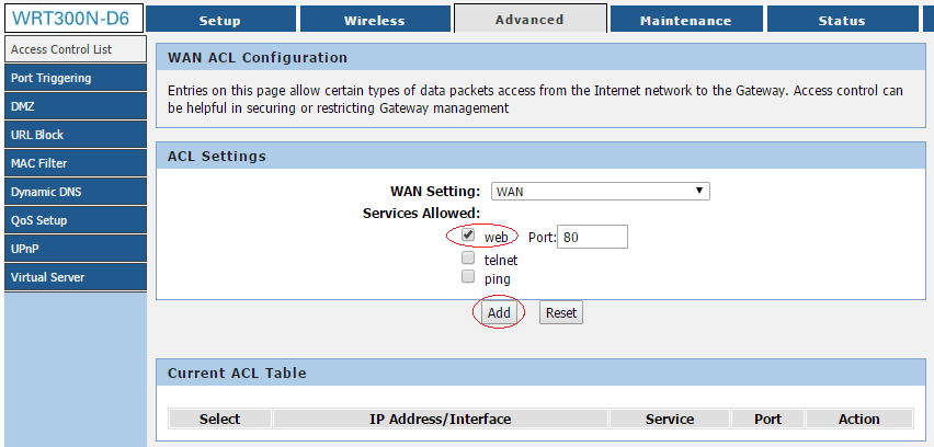 Enable Remote Access to WRT300N-D6 1