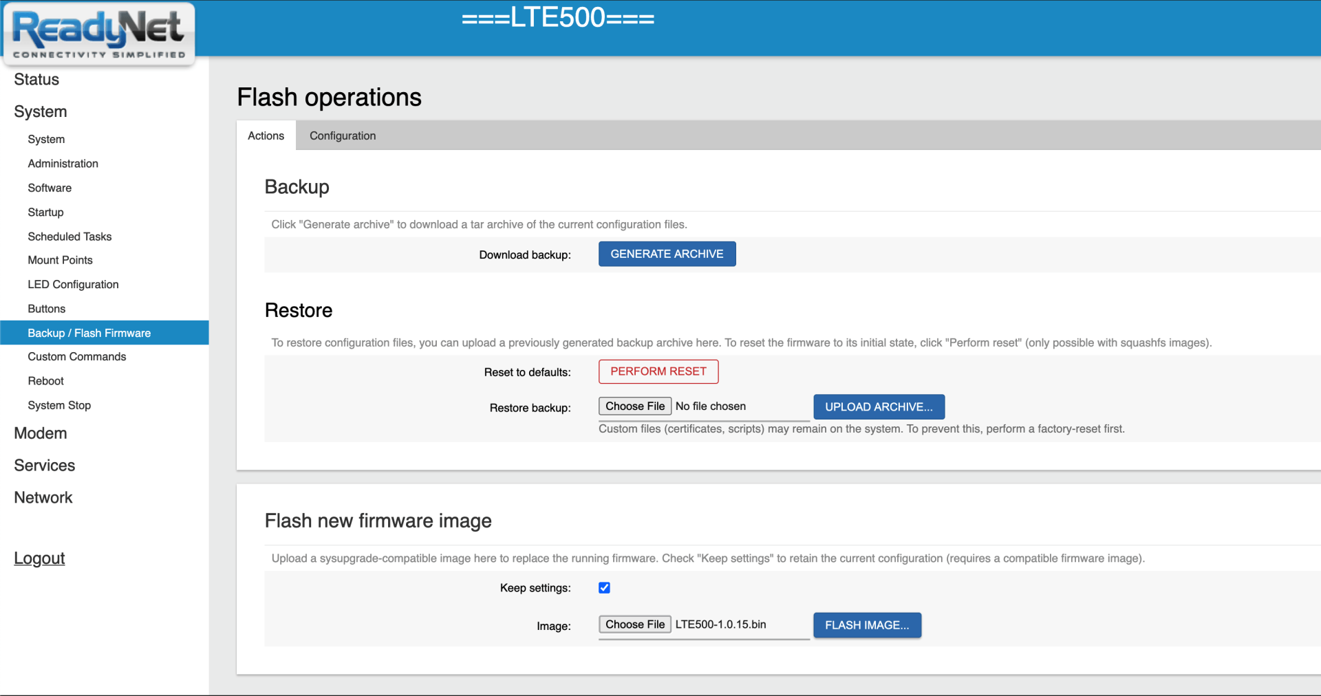 LTE500 Firmware Instructions 2