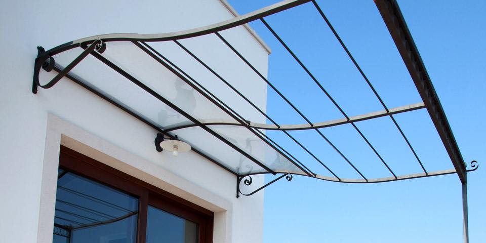 pensiline in ferro battuto