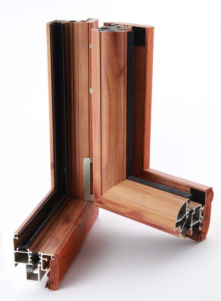 profili legno alluminio