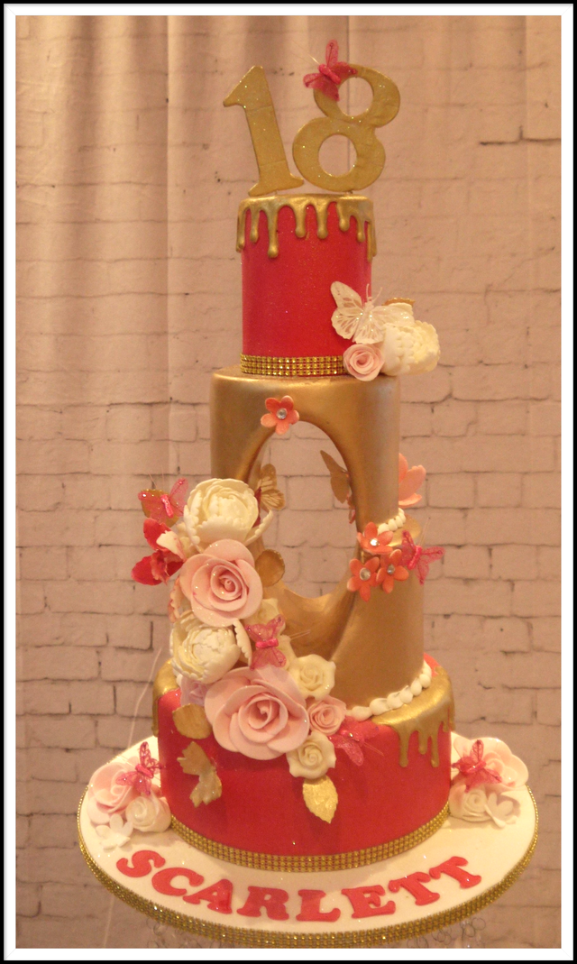 Girls 18th and 21st Cake - sweet fantasies cakes - Stoke-on-Trent