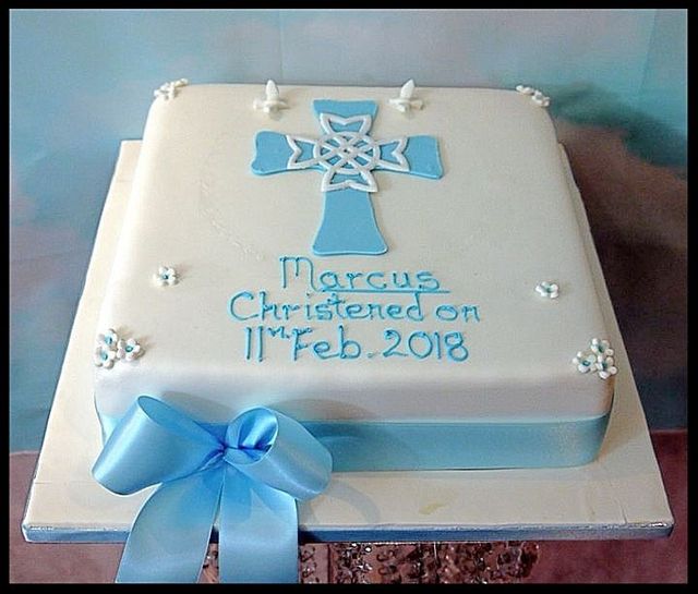 Christening Cake Baby Girl Traditional Sugar Stock Photo 580903135 |  Shutterstock