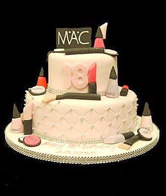 18th Mac Makeup cake
