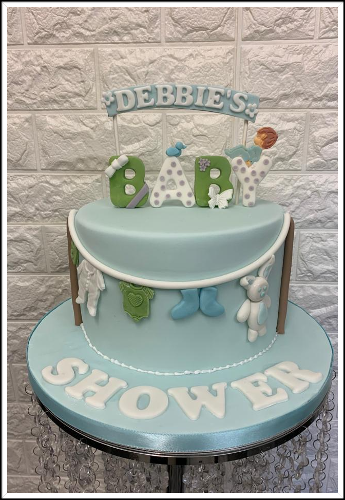 Christening and Baby Shower Cakes - From £70.00 - Centrepiece Cake Designs  Isle of Wight