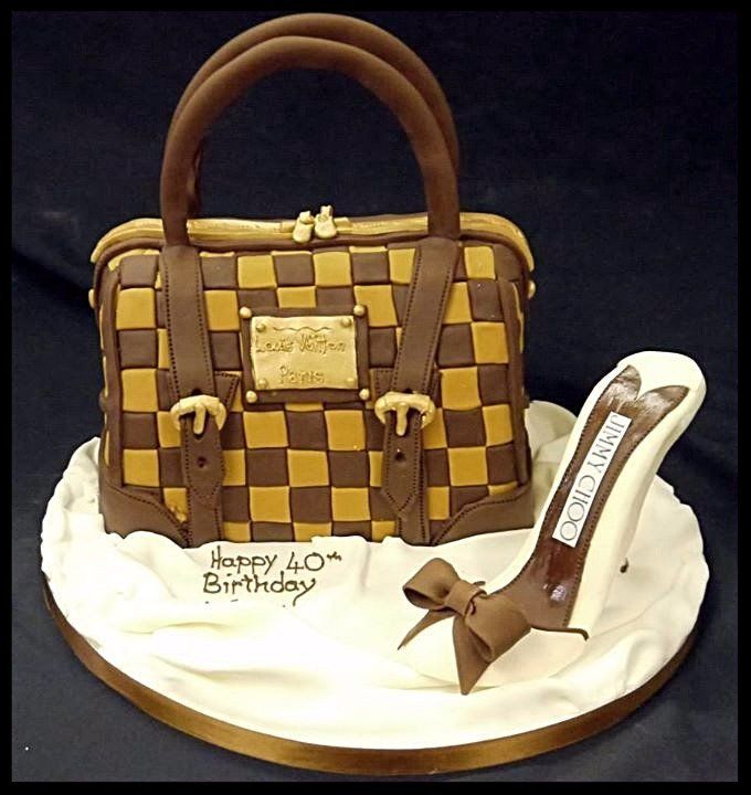 Louis Vitton bag cake