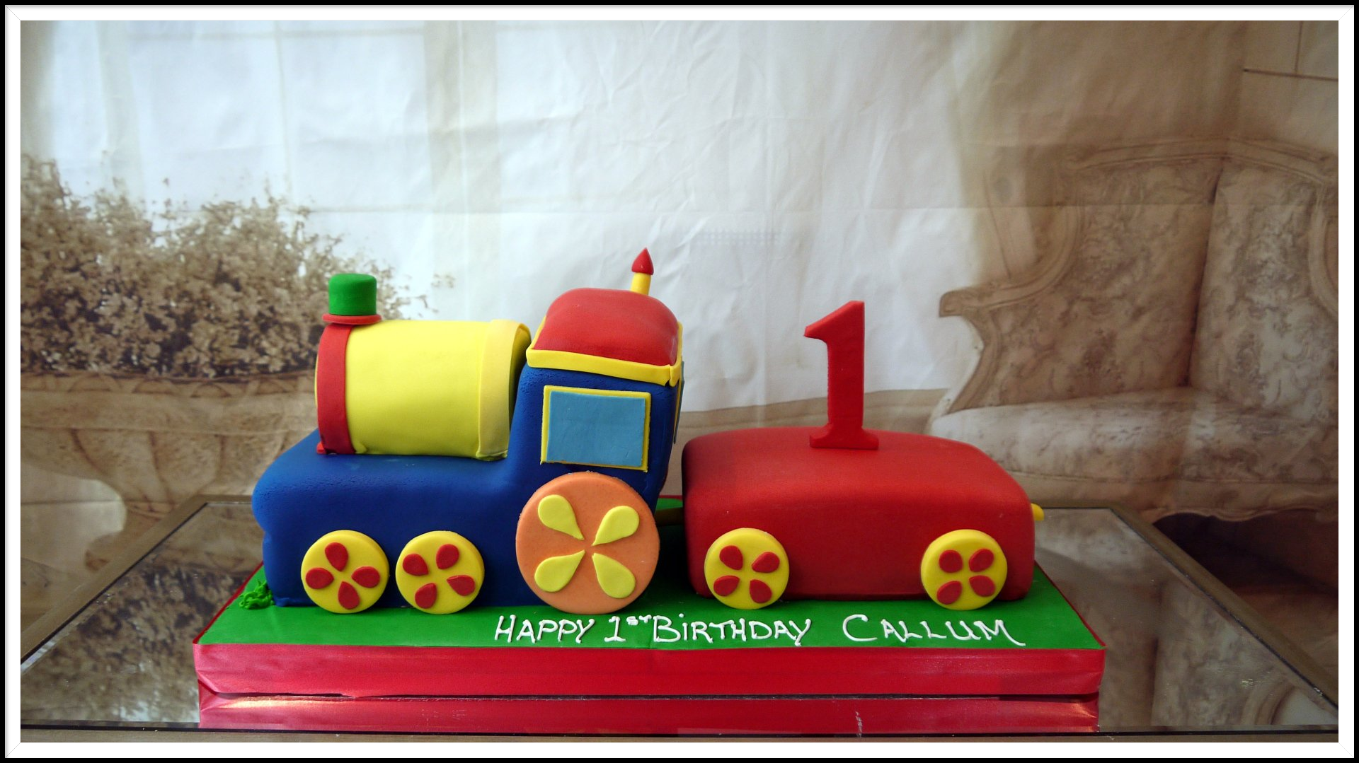 Bob the train cake