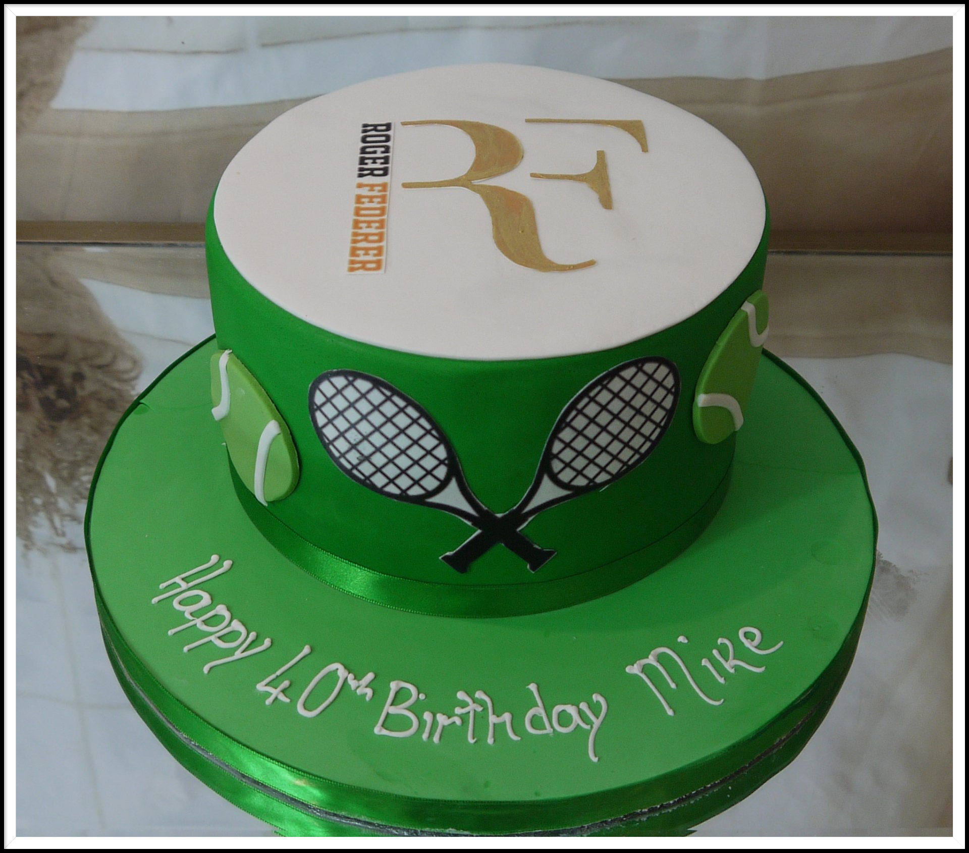 Rodger Federer cake