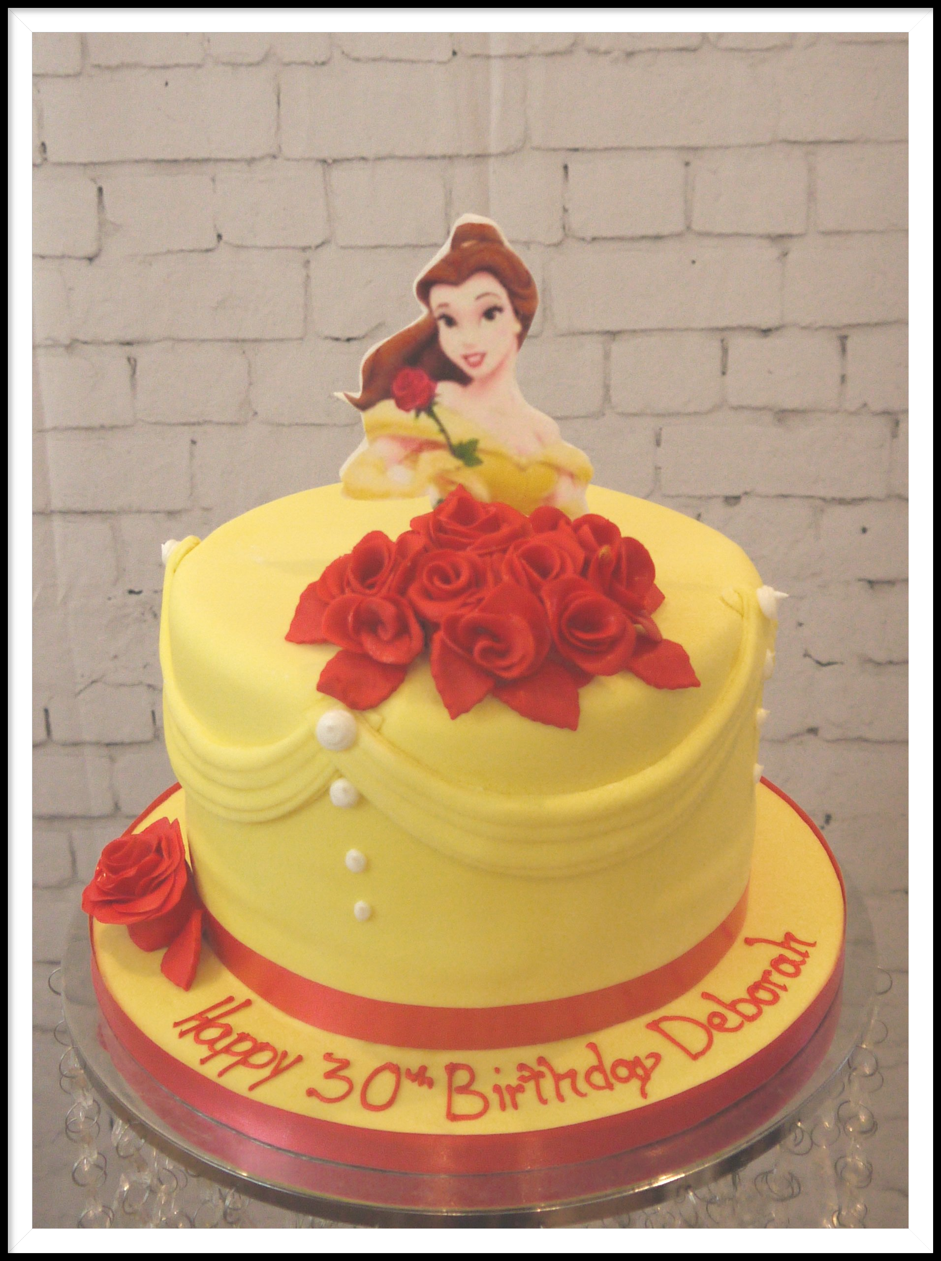 Belle birthday cake