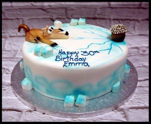 ice age birthday cake