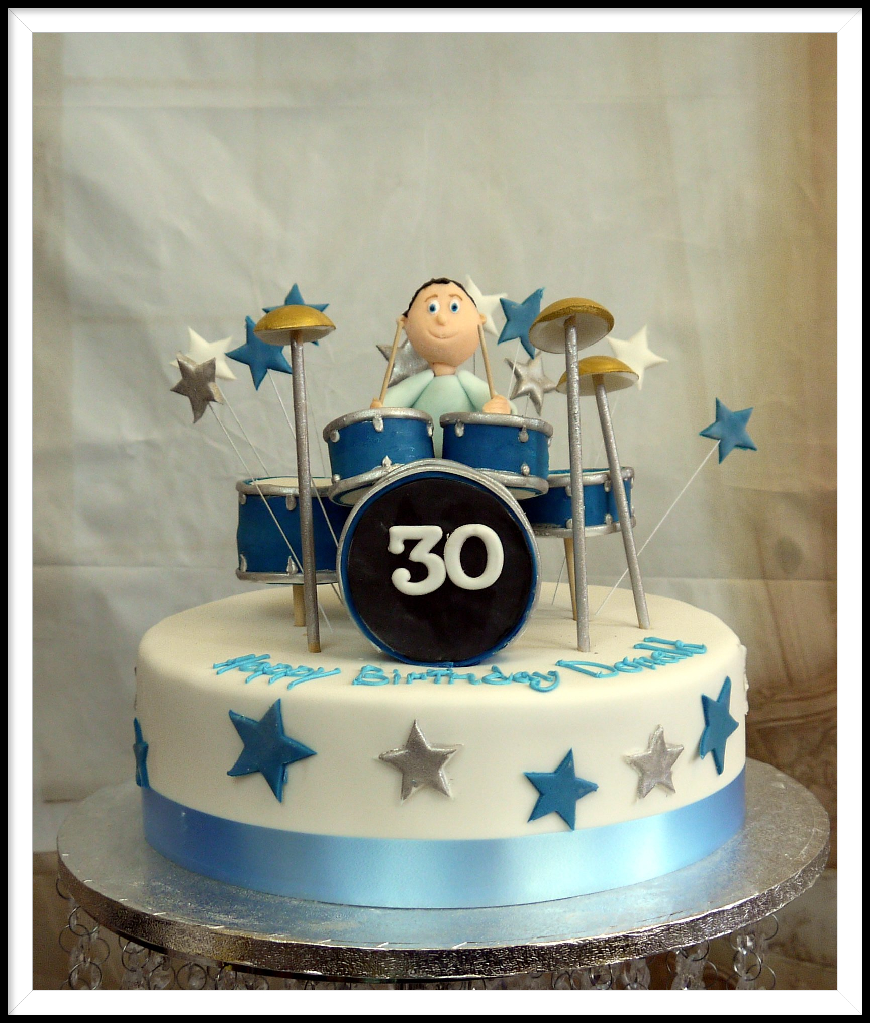 drummer  birthday cake