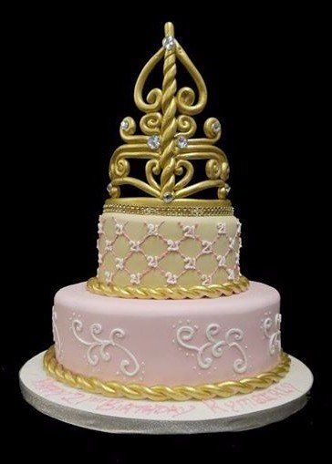 2 tier princess cake