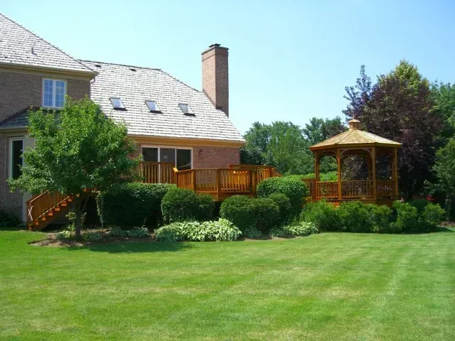 Gazebo in Garden — Island Lake, IL — Nelson Custom Builders Inc.