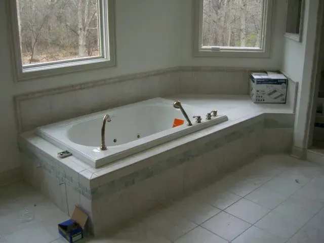 Built-in Bathtub — Island Lake, IL — Nelson Custom Builders Inc.