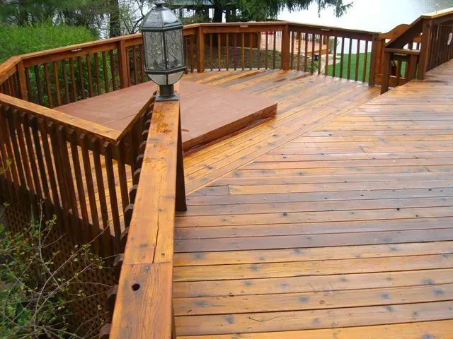 Deck Railing Light — Island Lake, IL — Nelson Custom Builders Inc.