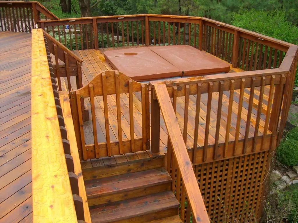 Gate for Deck Stairs — Island Lake, IL — Nelson Custom Builders Inc.