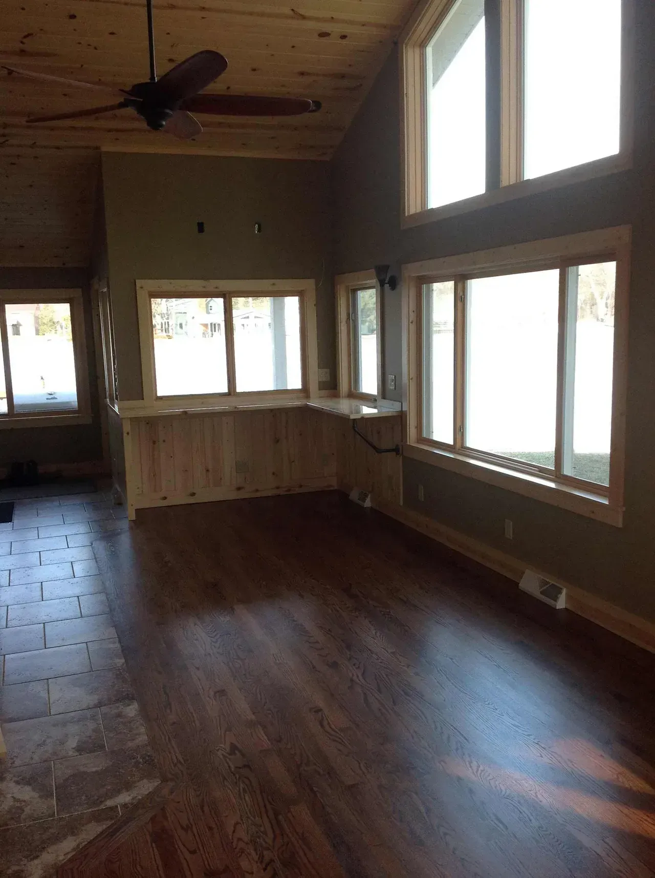 House with Wood Ceiling — Island Lake, IL — Nelson Custom Builders Inc.