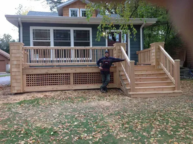 New Deck of House — Island Lake, IL — Nelson Custom Builders Inc.