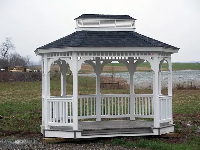 Vinyl Gazebo — Island Lake, IL — Nelson Custom Builders Inc.