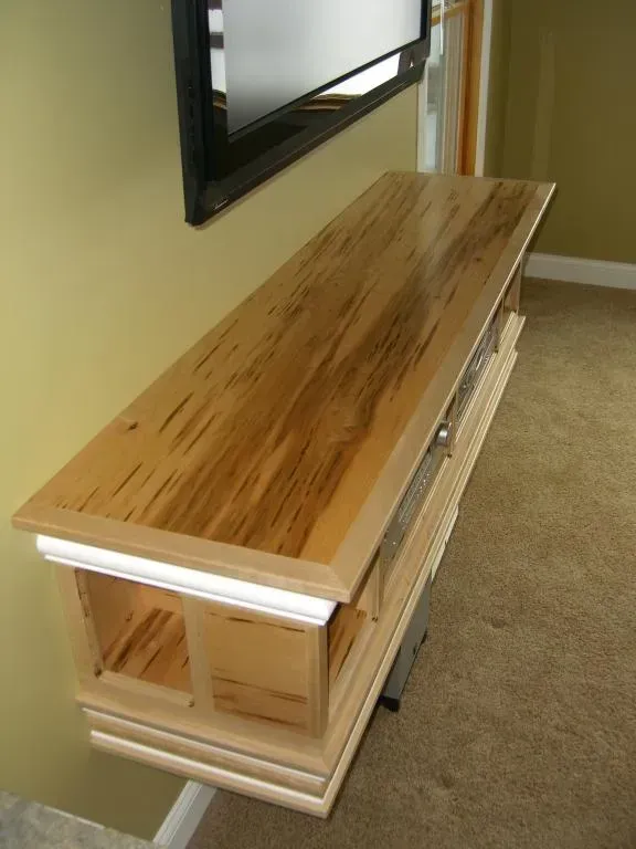 Wooden Entertainment Center — Island Lake, IL — Nelson Custom Builders Inc.