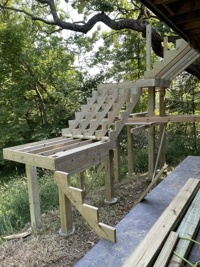 Ongoing Deck Stairs and Steps Construction — Island Lake, IL — Nelson Custom Builders Inc.