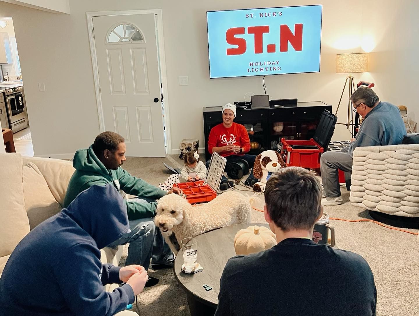 St. Nick's Lighting team