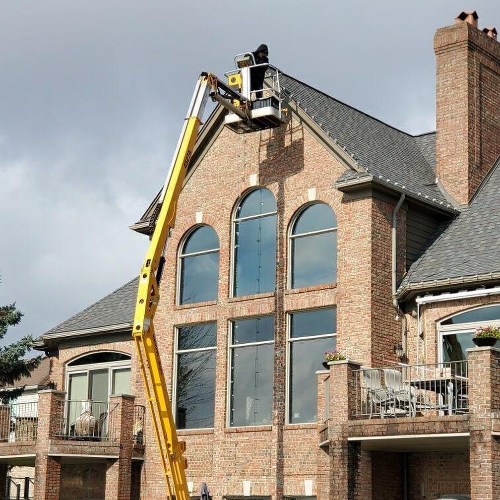 Roof lighting set-up