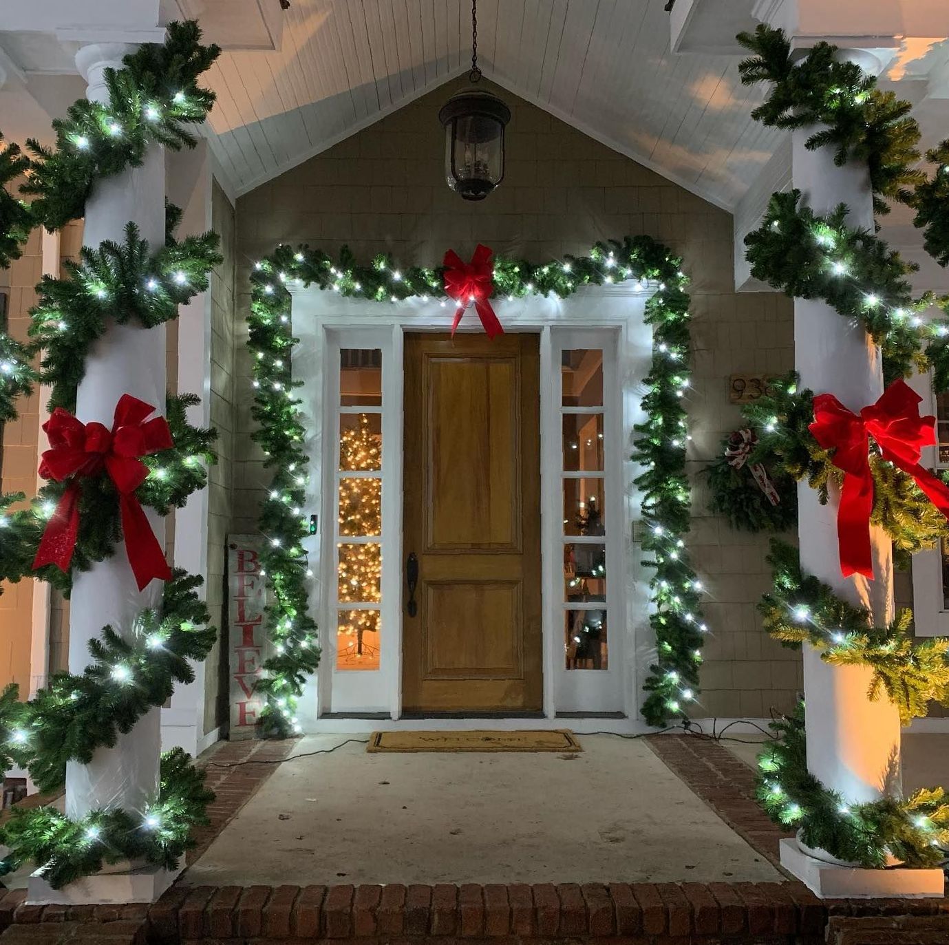 Door entrance lighting