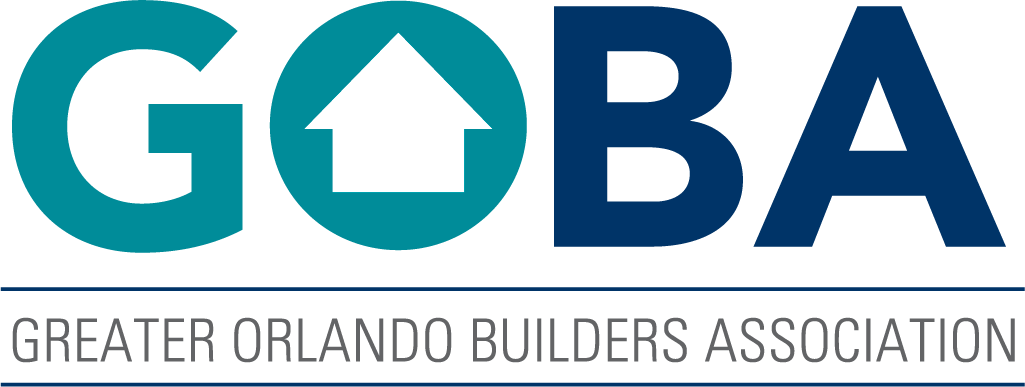 GOBA logo with a teal circle containing a white house outline, and the text 