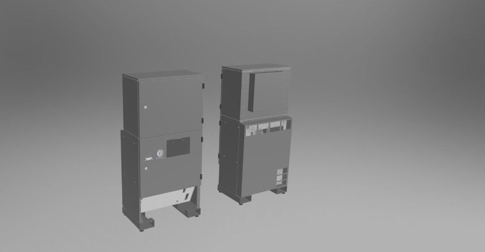 CONTENITORE CUSTOM PER CONTROLLO ROBOT CON OPZIONE DI SALDATURA