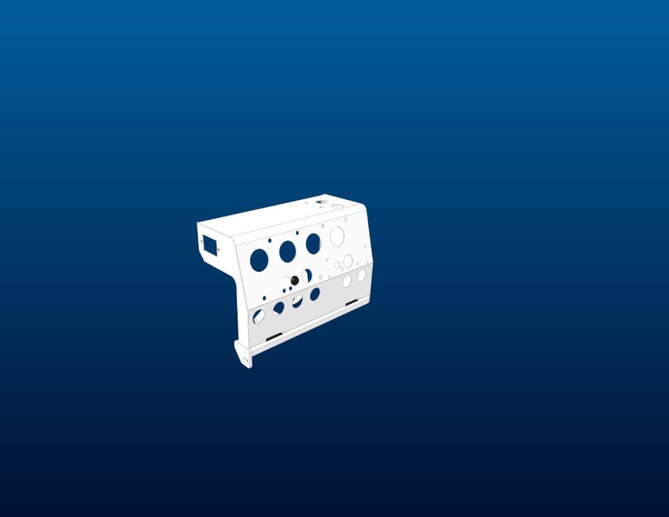 CARTER PORTA-STRUMENTAZIONE PER TELAIO TESSILE AD ARIA