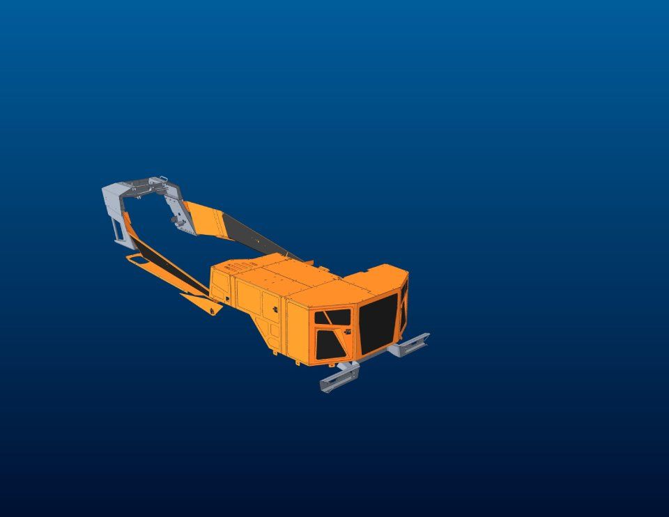 CARROZZERIA PER BETONIERA DA GALLERIA