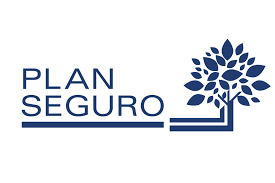 El logo de Plan Seguro tiene un árbol con hojas.