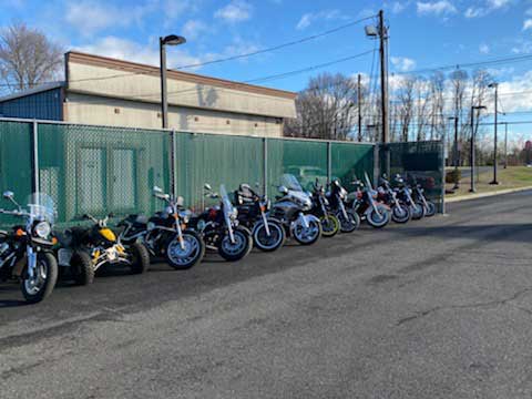 Motorcycle Parked Side By Side — Freehold, New Jersey — Cycle Passions