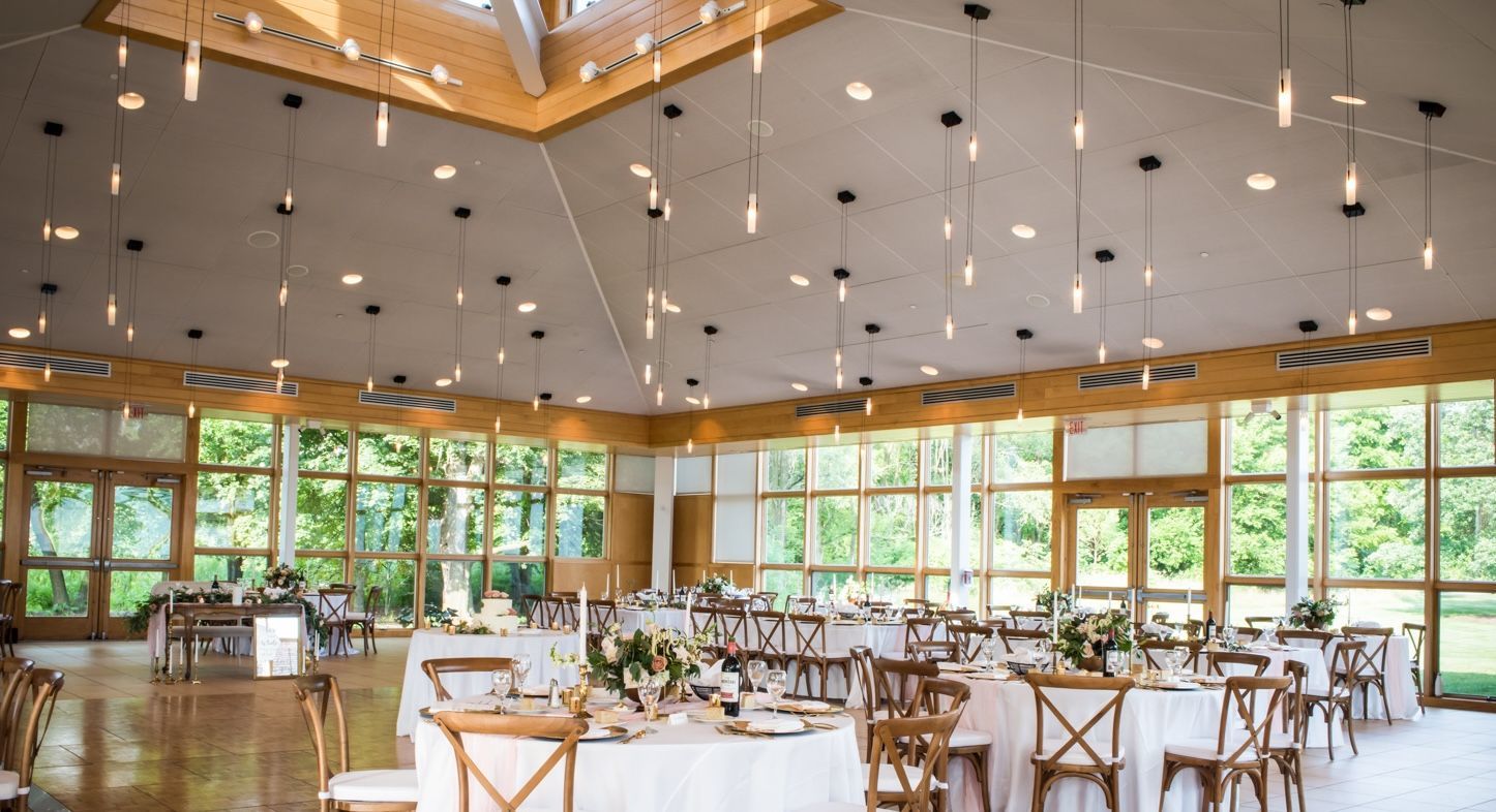 Artium with chairs and tables