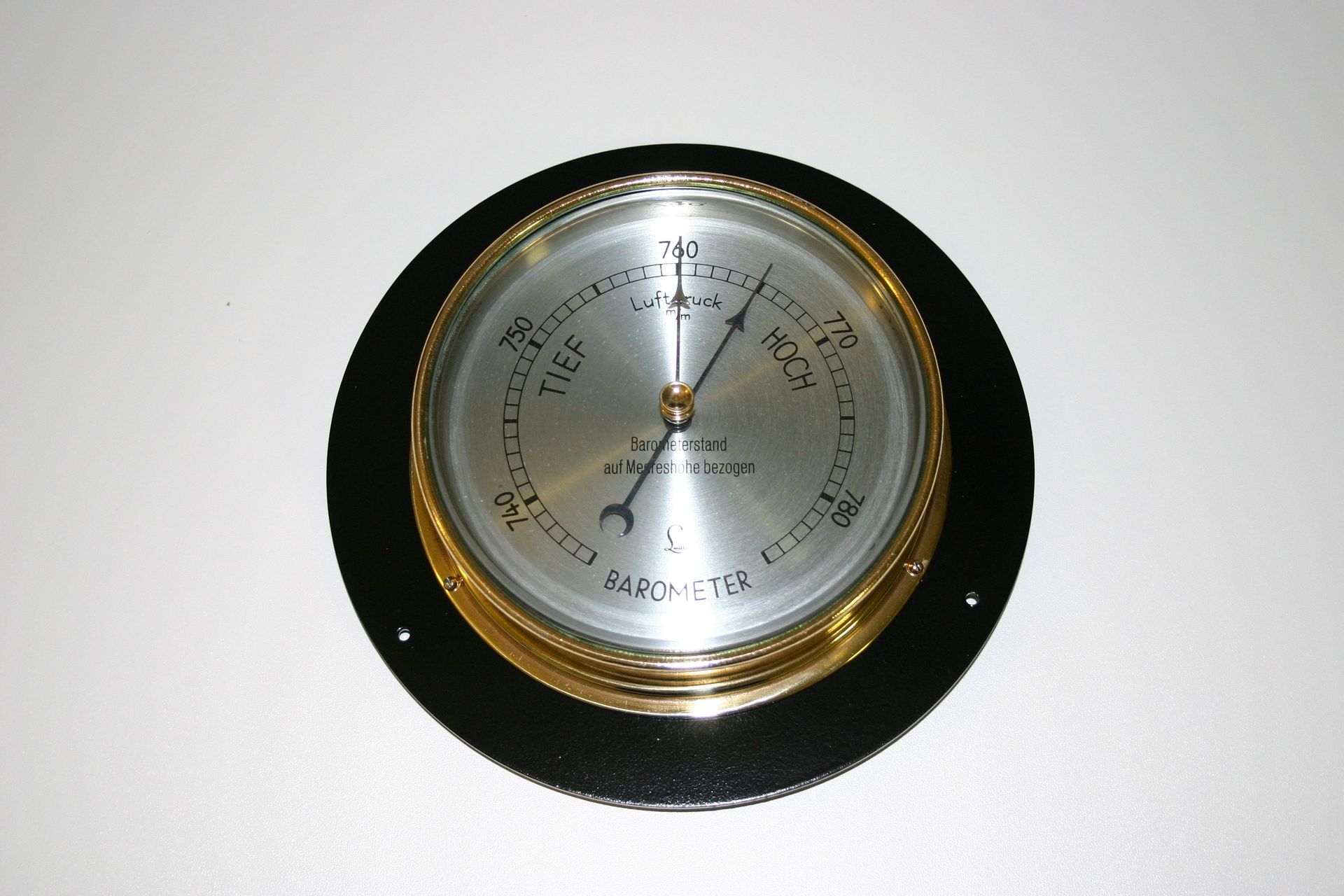 Restauration Barometer nachher Martinaglia Optik
