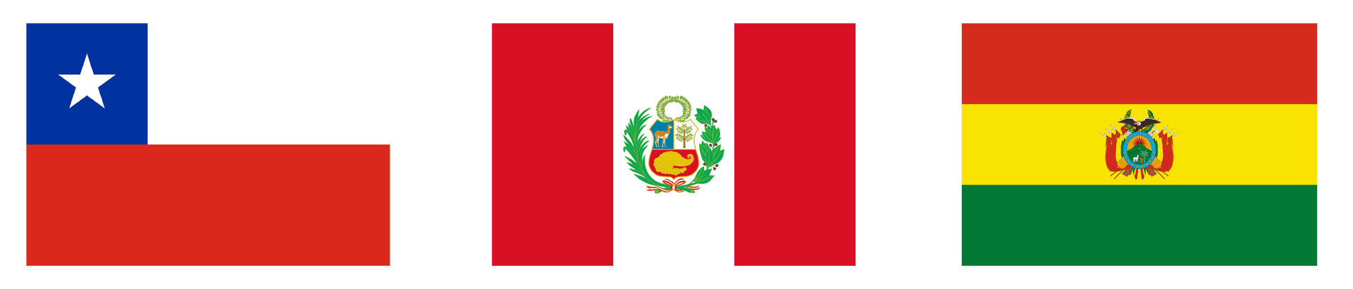 Banderas chile peru bolivia
