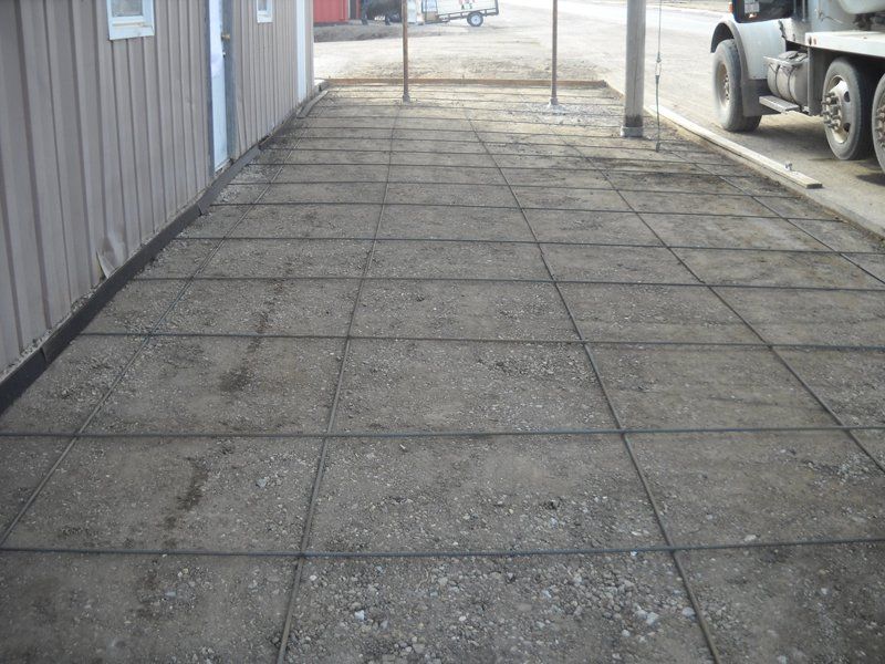 Concrete construction project